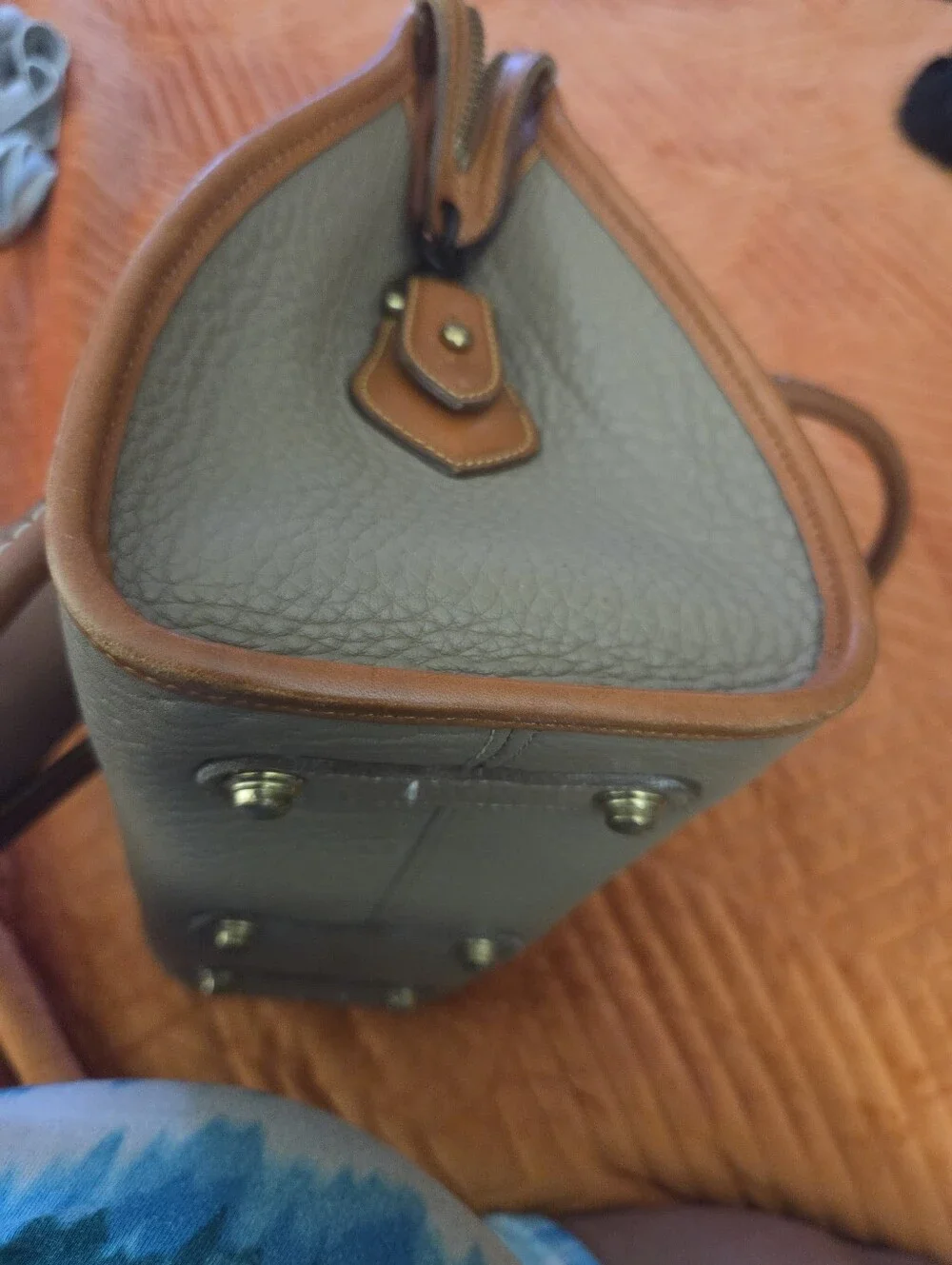 Vintage 1990s Dooney & Bourke AWL Leather Satchel